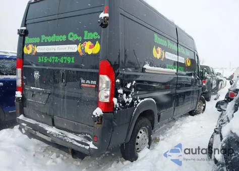 2019 Ram Promaster 2500 High Roof 159 Wb z USA, uszkodzony, nr VIN 3C6TRVDG5KE539996